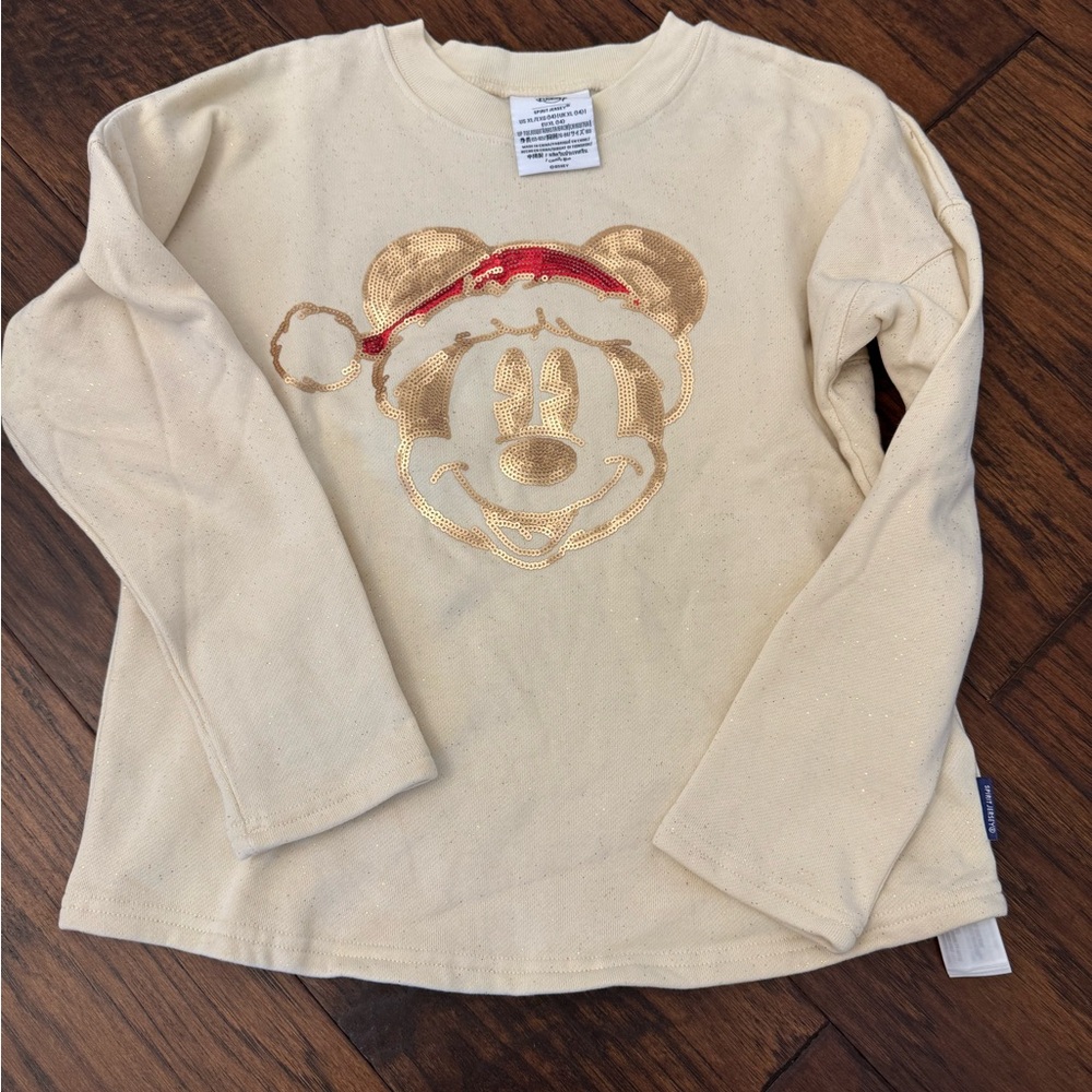 Disney Spirit Jersey | Sequin Mickey Santa